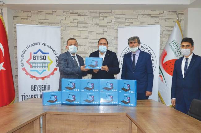 Beyşehir Ticaret ve Sanayi Odası’ndan uzaktan eğitime tablet desteği