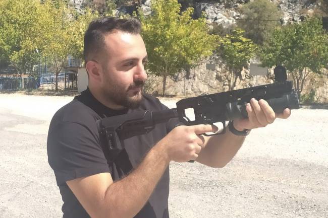 Huğlu’da üretilen bomba atar Azerbaycan’da