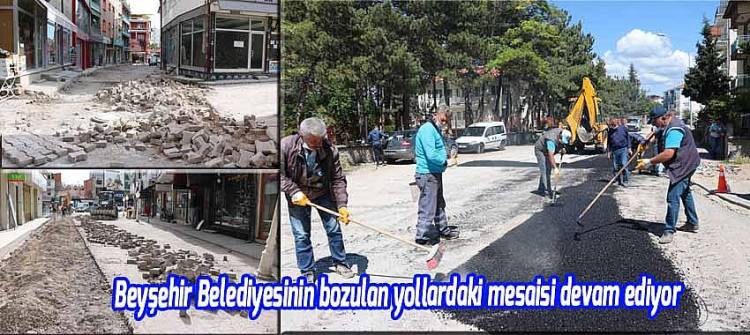 Belediyenin Bozulan Yollardaki Mesaisi Devam Ediyor